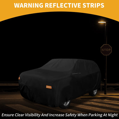 Car Cover 210D-PU All Weather Black for Chevrolet Tahoe