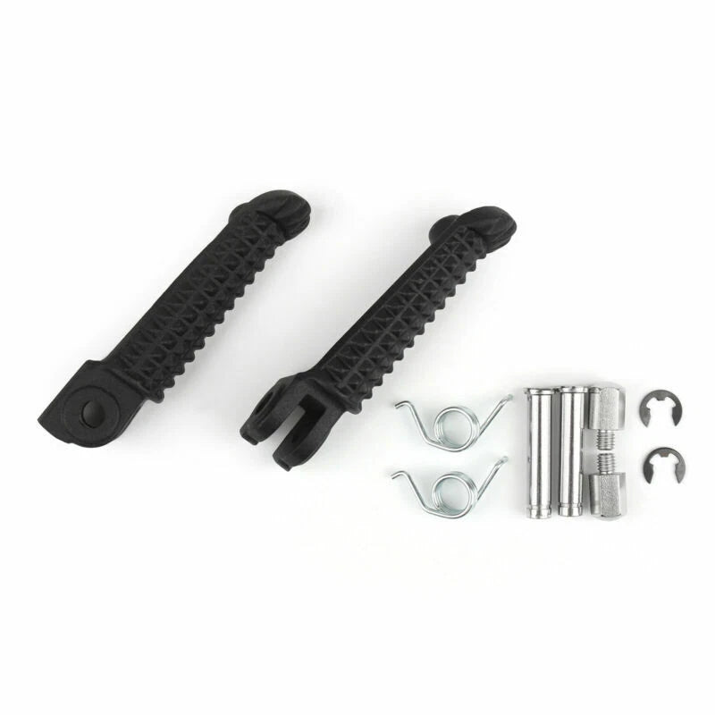 Black Aluminum Front Footrests for Yamaha R1 R6 R6S (1999-2012)