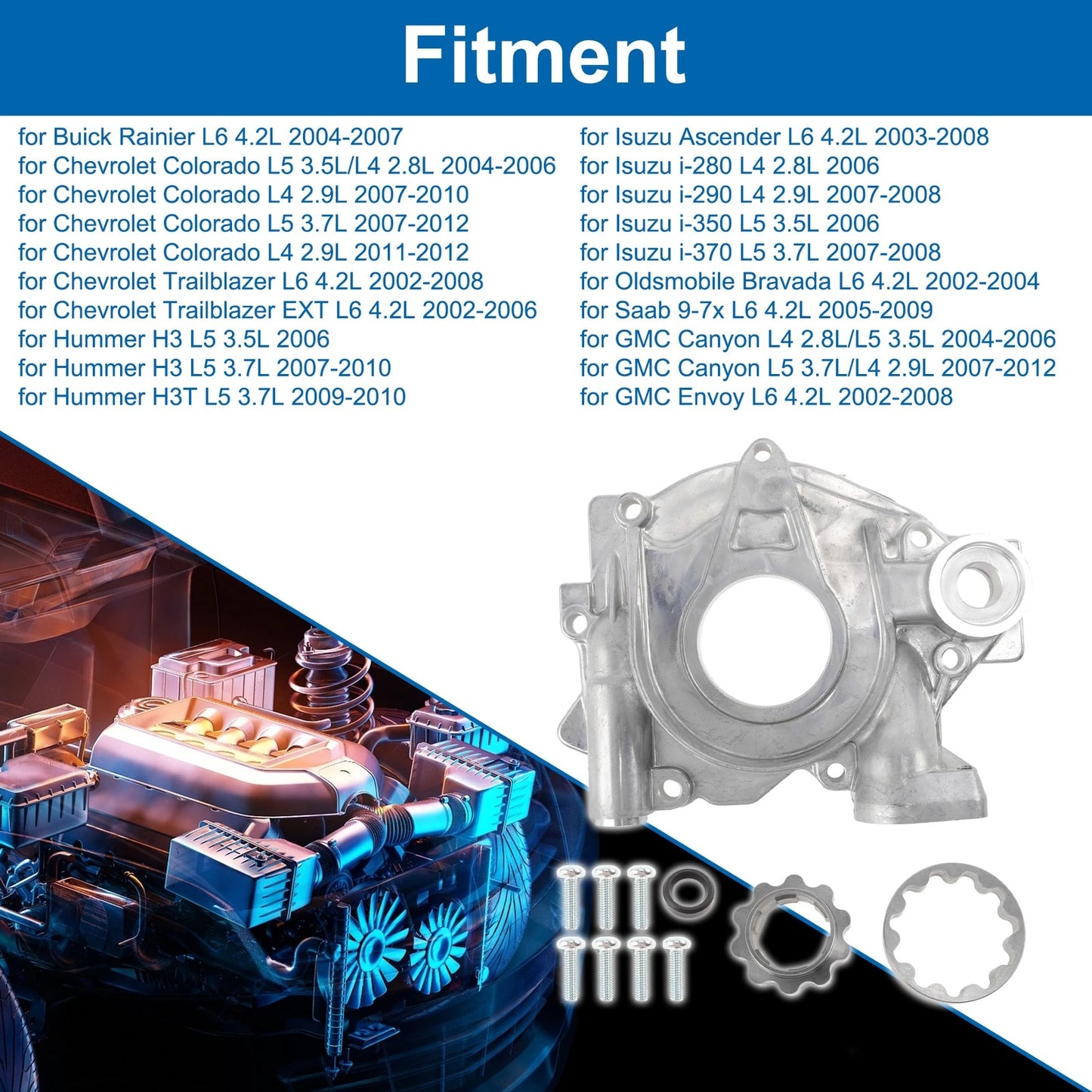 Engine Oil Pump for Buick Rainier (2004–2007)