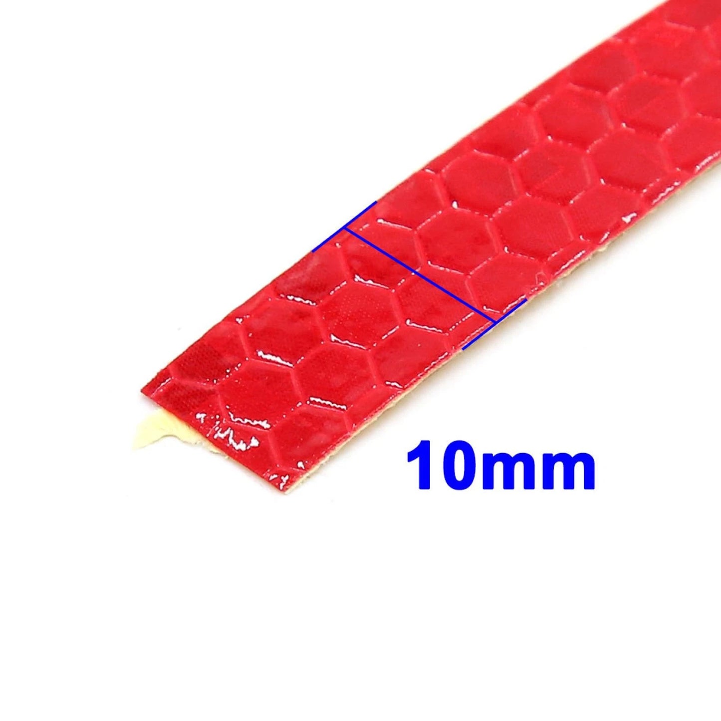 10mm Red Self Adhesive Body Stripe Reflective Sticker Tape for Motorcycle