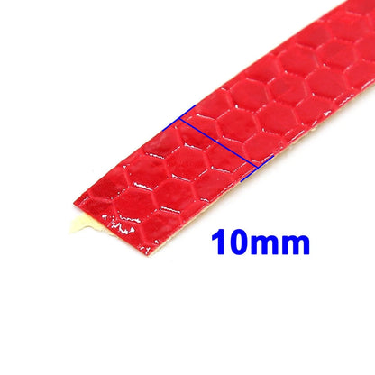 10mm Red Self Adhesive Body Stripe Reflective Sticker Tape for Motorcycle