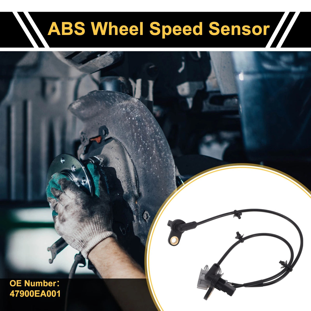 ABS Wheel Speed Sensor for Nissan Navara (2015-2018) 1 x Left/Right Rear