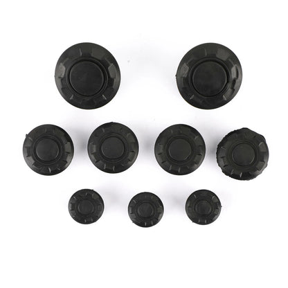 9 Frame Cover Caps for BMW R 1200 1250 GS LC ADV (2013-2023)
