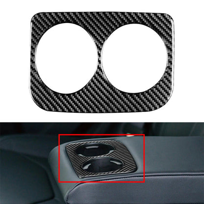 Black Rear Water Cup Holder Cover Trim for Subaru WRX STI (2015-2021)