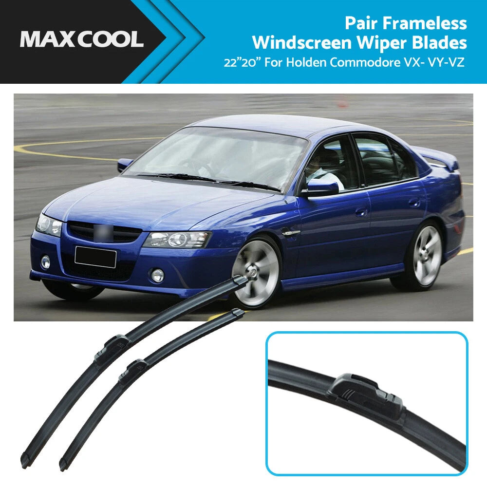 Frameless Wiper Blades for Holden Commodore VX-VY-VZ ( PAIR)