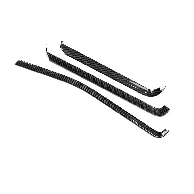 Carbon Fiber Console Dashboard Panel Cover Trim Strip for Corvette C8 2020-2022