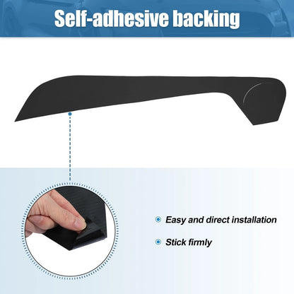 Car Door Anti Kick Protector Sticker Kit for Ford Mustang (2015-2022) Black