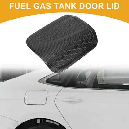 Fuel Tank Door Cap for Toyota Camry 2018-2023 Carbon Fiber Black