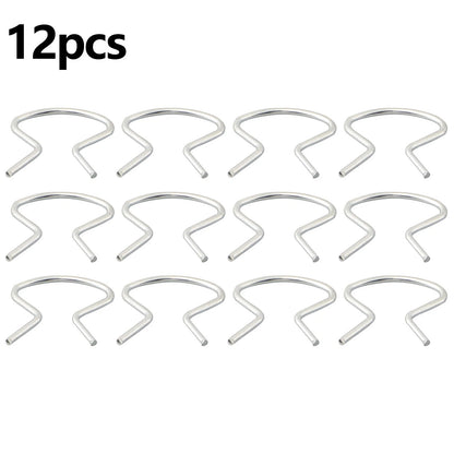 Crank Retainer / 12-Pcs / Door Handle Horseshoe Clip Left Plastic for Vehicle
