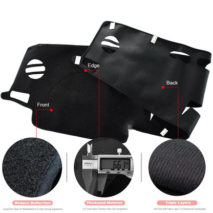 Dash Mat Sun Cover Pad for Kia Forte 2015-2017 (2015-2017)