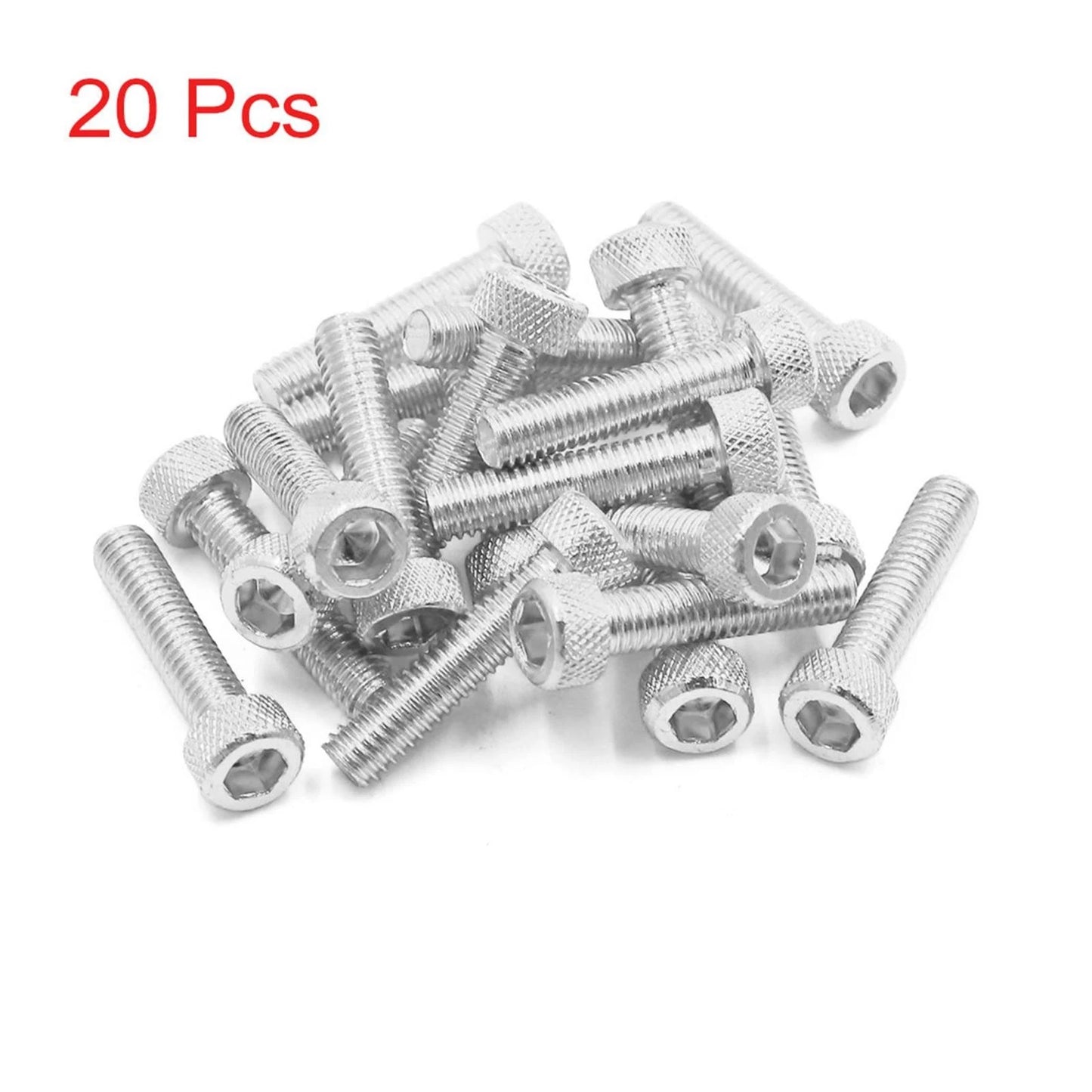 Hex Socket Bolts / 20pcs M6 x 30mm / Screws for Motorcycle Car