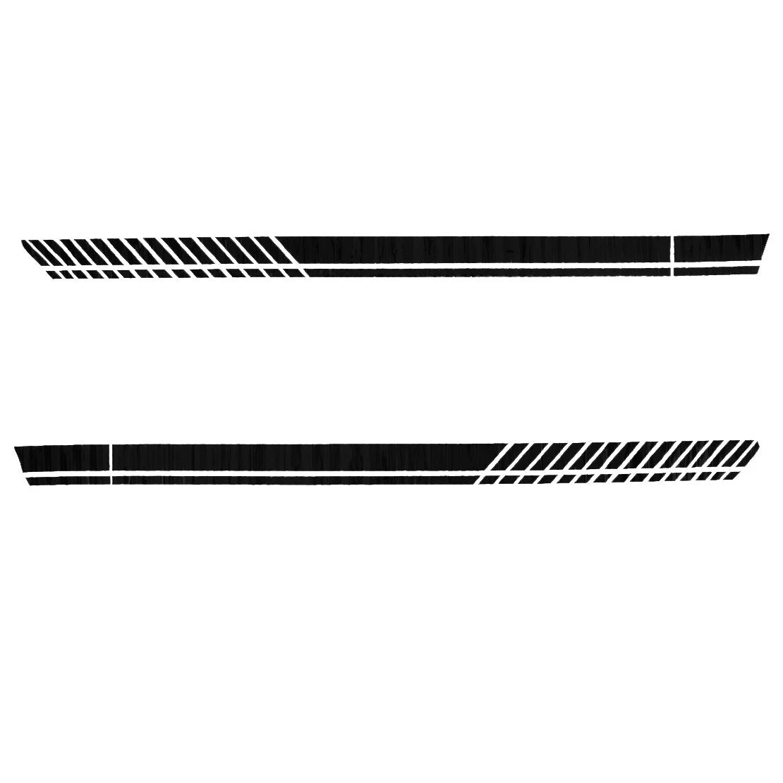 Side Door Fender Skirt Racing Stripes Decal Sticker for Ford Mustang