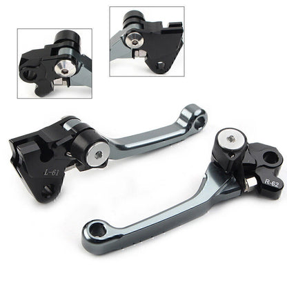 CNC Titanium Pivot Dirt Clutch Brake Levers for Kawasaki KX450F (2006-2012)