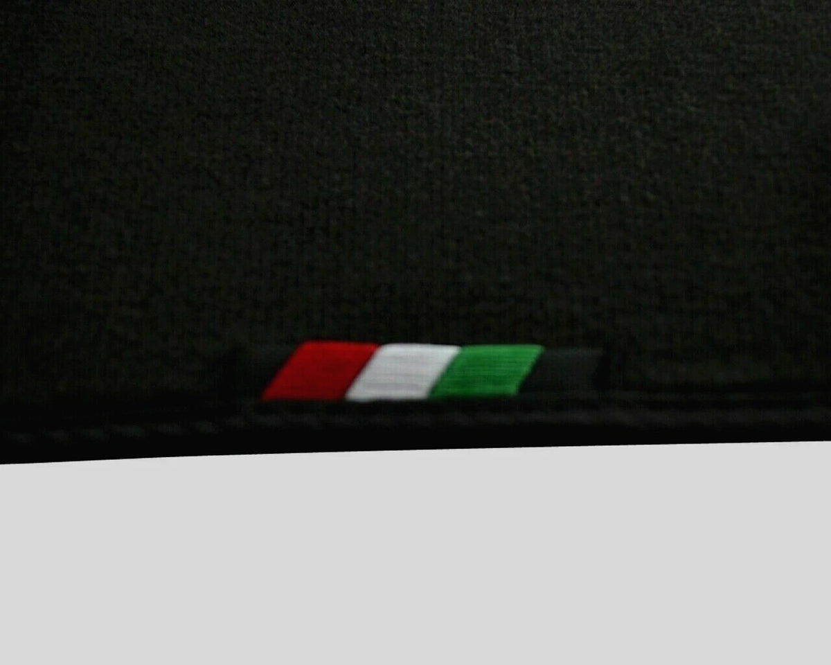 Floor Mats for Ferrari 575 M Maranello 2002-2006 Emblem Black Carpets LHD