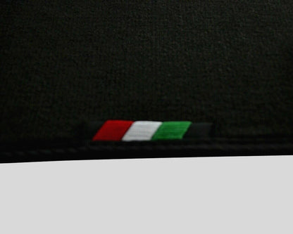Floor Mats for Ferrari 575 M Maranello 2002-2006 Emblem Black Carpets LHD