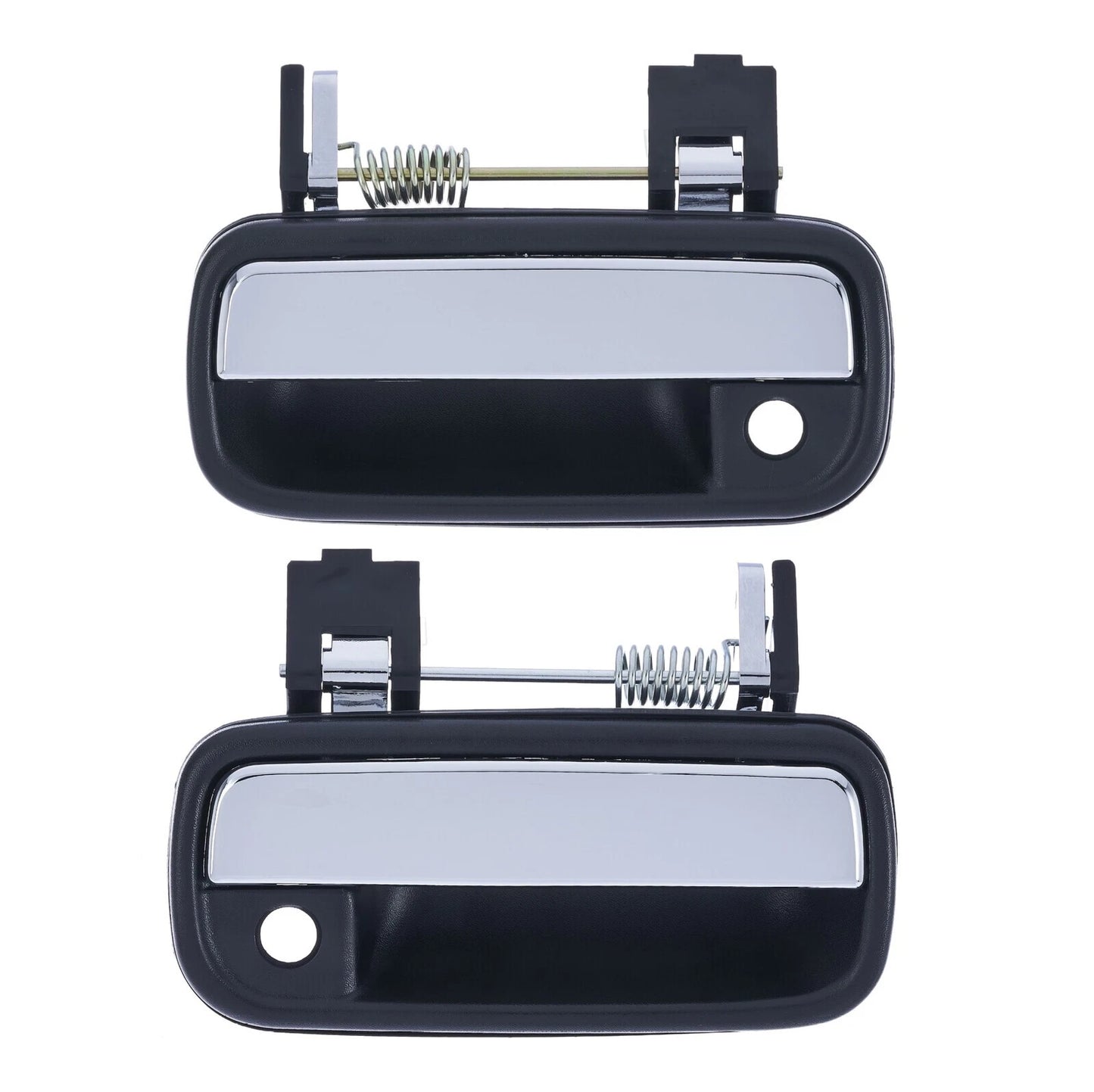 2 x Front Left & Right Outer Door Handles Chrome for Toyota Hilux (1997-2005)