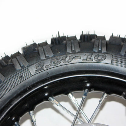 10" Inch Rear Drum Brake Wheel Rim Tire for PIT PRO Dirt Bike