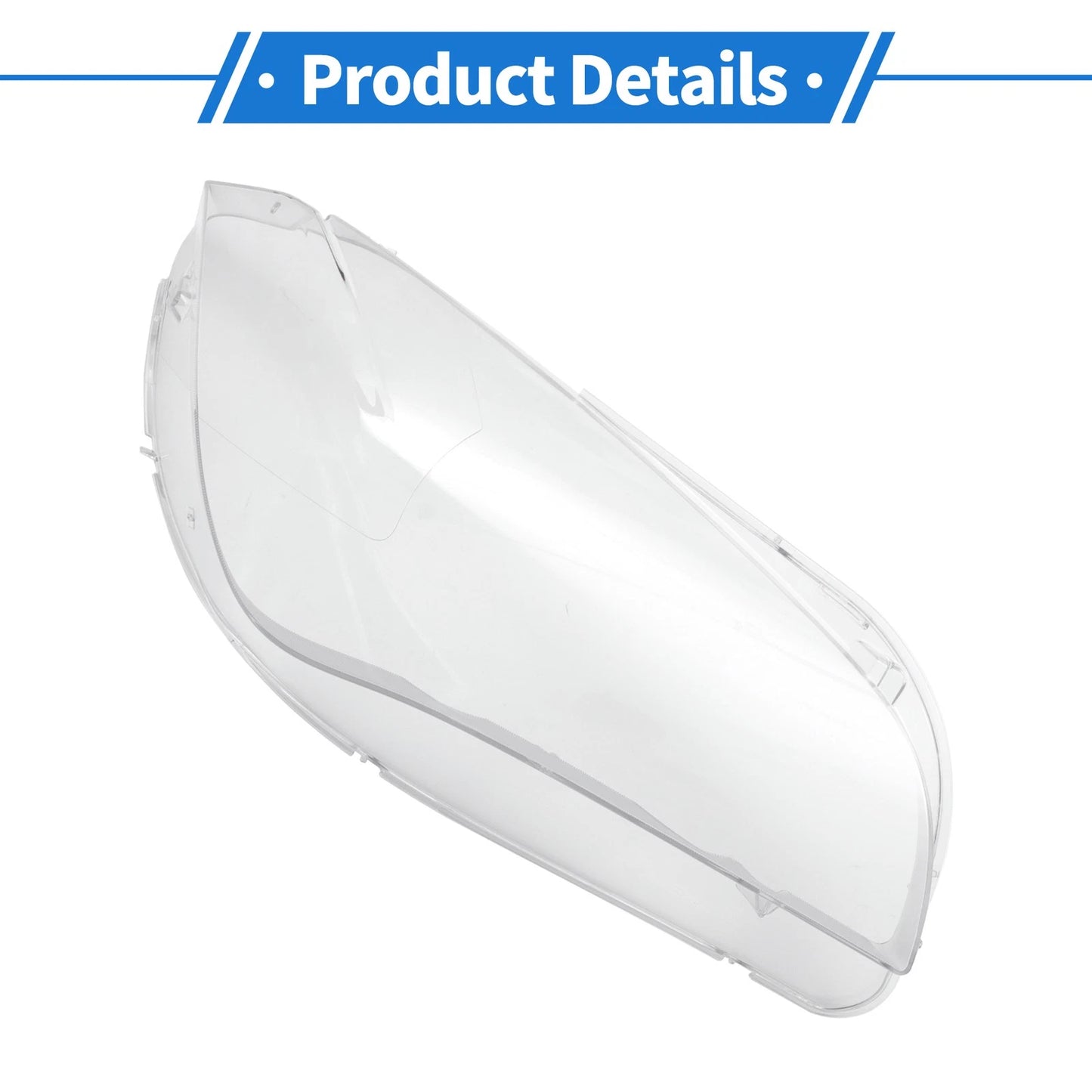 1 Pc Front Right Headlight Lens Cover for BMW X1 (2010-2015) Clear