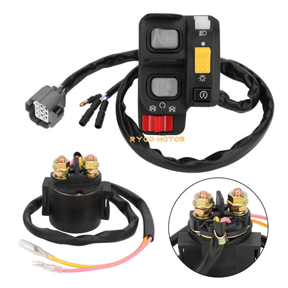 Handlebar & Starter Relay Switch 2x4 for Honda Recon 250 ES (2002–2004)