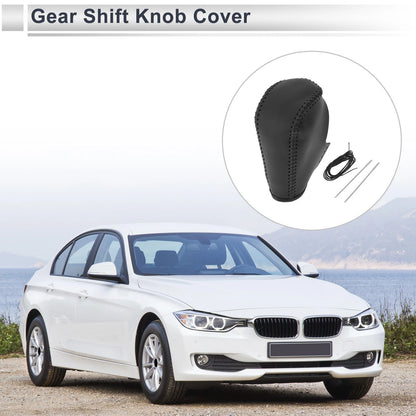 Black Gear Shift Knob Cover for BMW 3 Series (2004-2012)