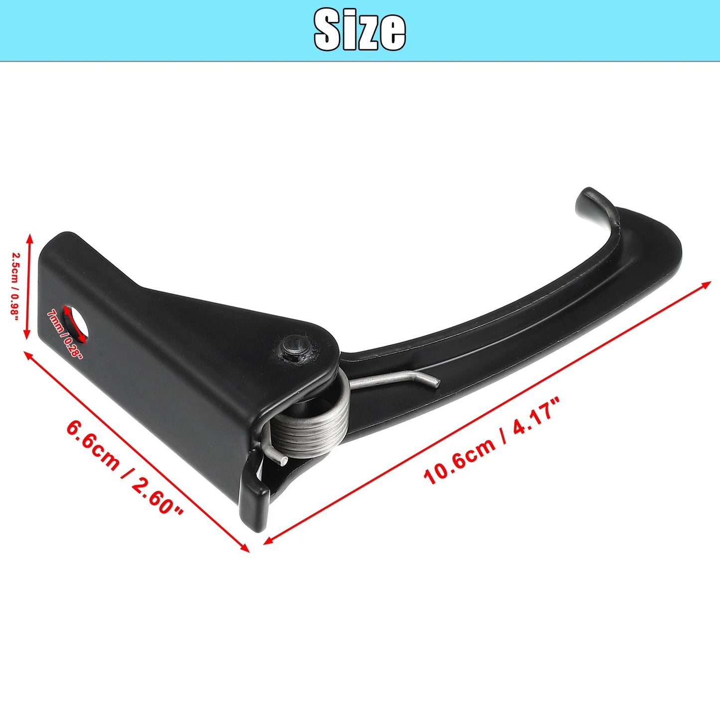 Hood Safety Catch Latch Lock for Jeep Wrangler (2007-2017)