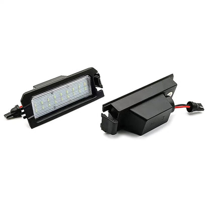 White LED Rear License Plate Lights for Hyundai Sonata Elantra Veloster K5