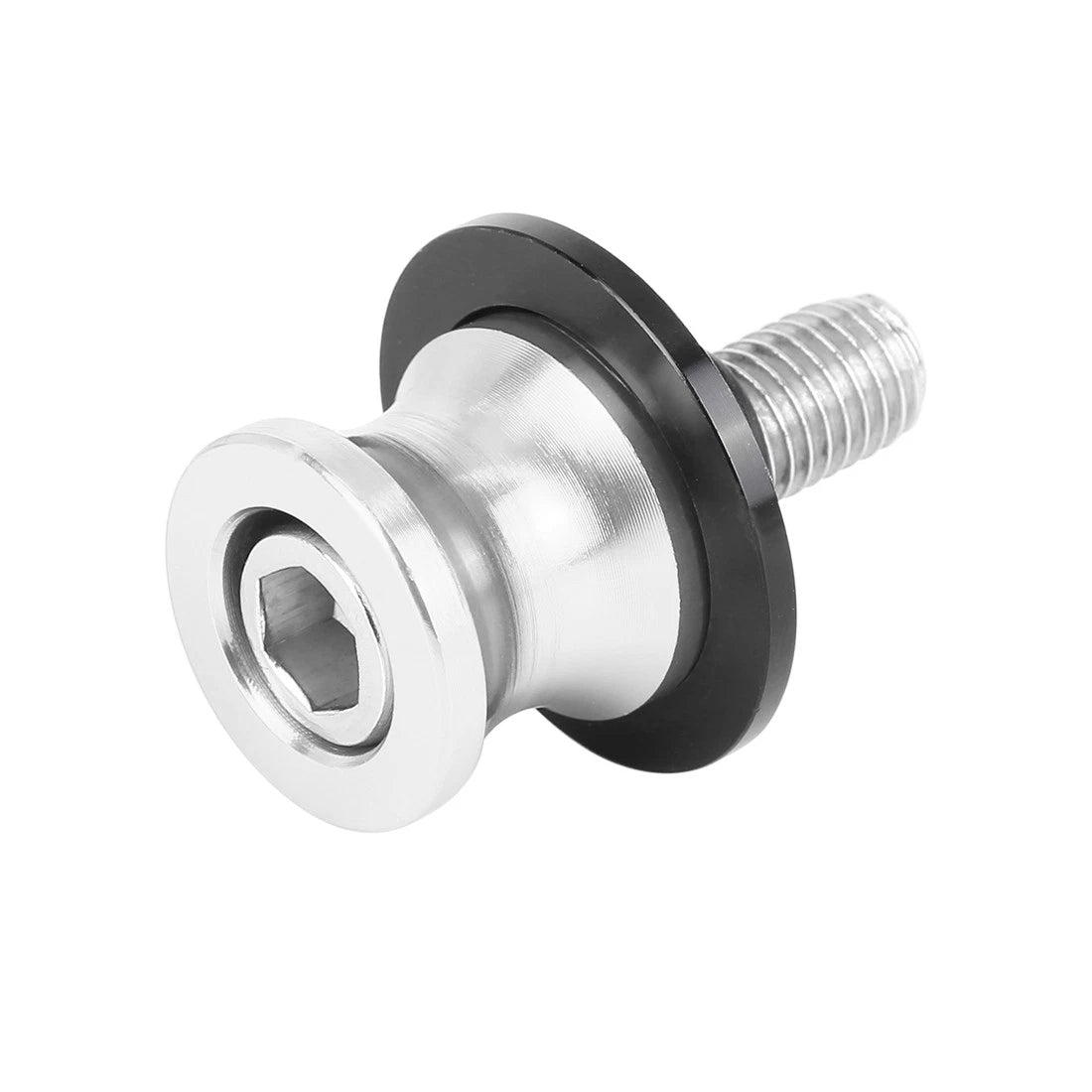 10mm CNC Swingarm Spool Bobbin Frame Screw Silver Tone for Motorcycle