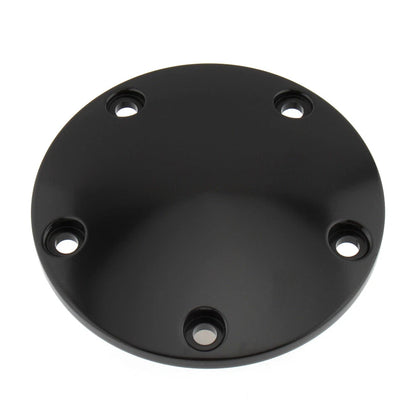 Black Domed Timing Points Cover for Harley Twin Cam Softail Dyna Touring (99-17)