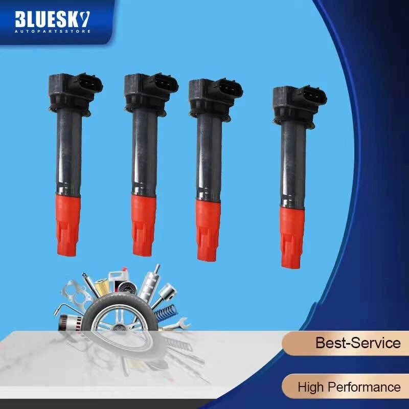 4PCS Ignition Coil for Mitsubishi Triton ML MN 2.4L 4G64 (2007-2015)