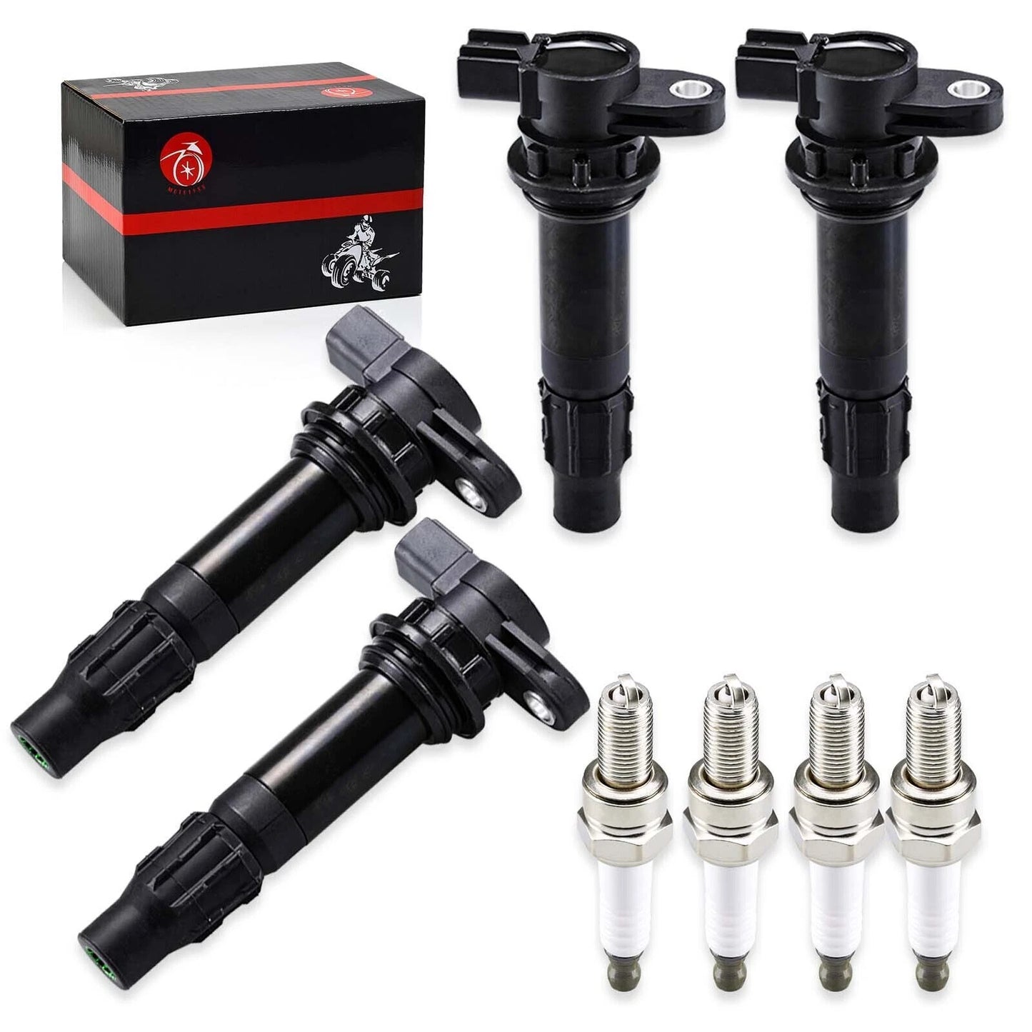 Ignition Coils & Spark Plug for Yamaha WaveRunner FX1100 HO (2004–2008)
