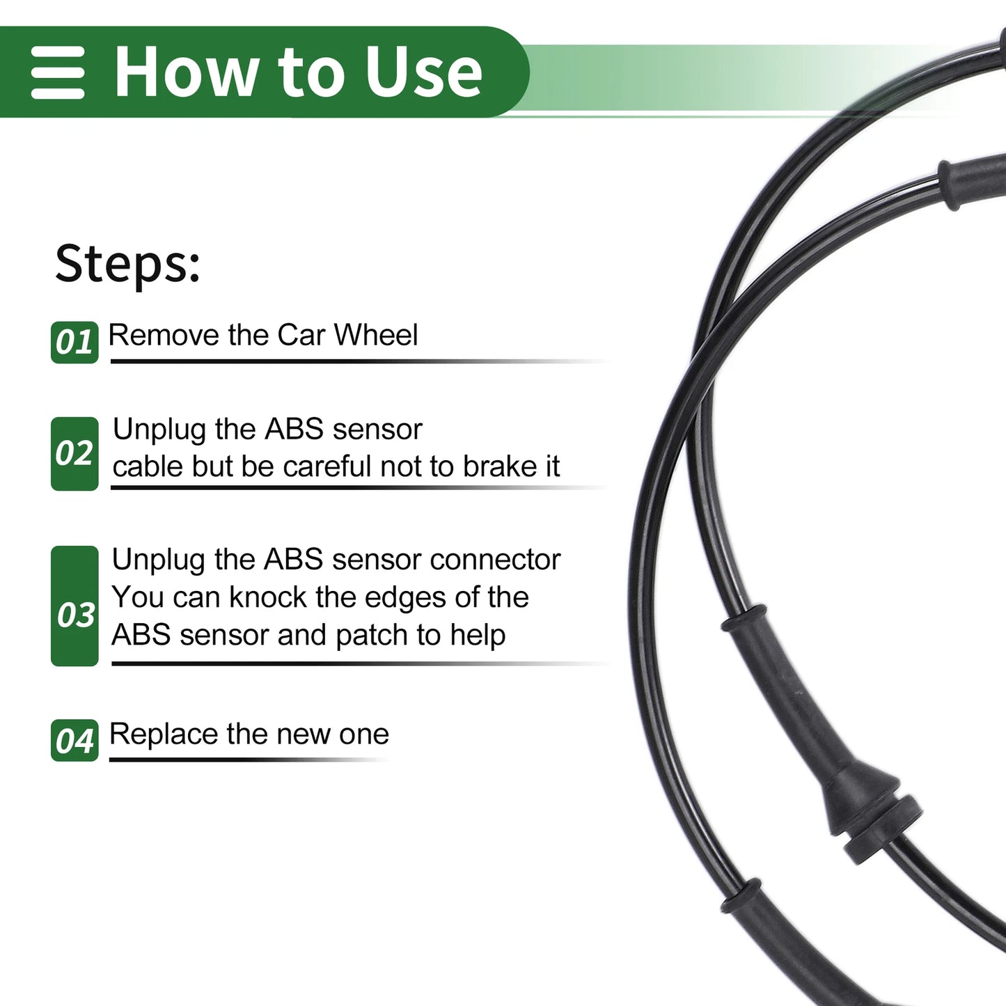 ABS Wheel Speed Sensor for Nissan Armada Rear (2005-2012)