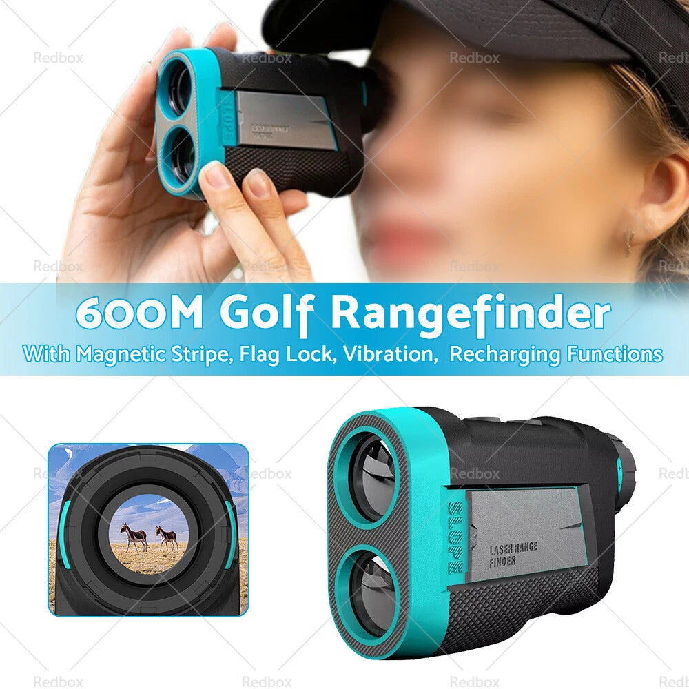 600M Golf Rangefinder Slope Vibration Magnetic USB Rechargeable for Golf