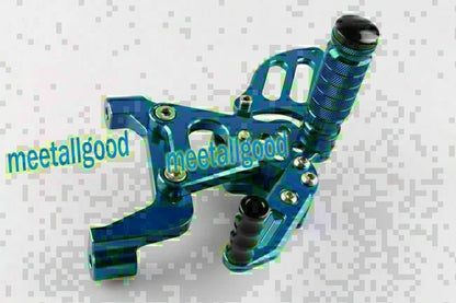 Blue Adjustable Motorcycle Footpegs for DUCATI 1199 (2012-2014)