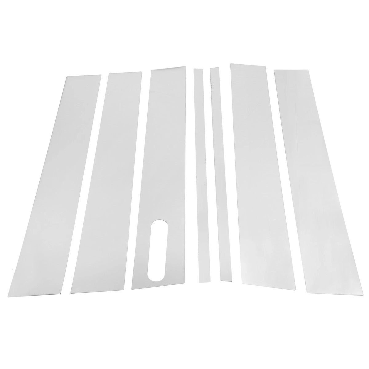 7 Pcs Chrome Silver Tone Door Pillar Window Trim for Ford Explorer Sport Trac