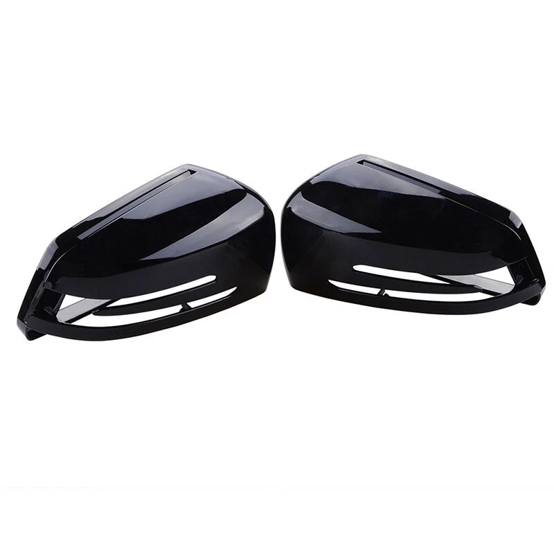 Gloss Black Wing Mirror Covers for Mercedes-Benz W204 W246 W212 W221 (2007-2019)