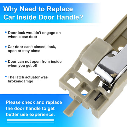 Front Passenger Side Interior Door Handle for Toyota Corolla (2003-2008)