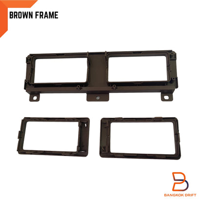 3 x Brown Air Heater Vent Frame Trim for Nissan Navara D21 (1986-1997)