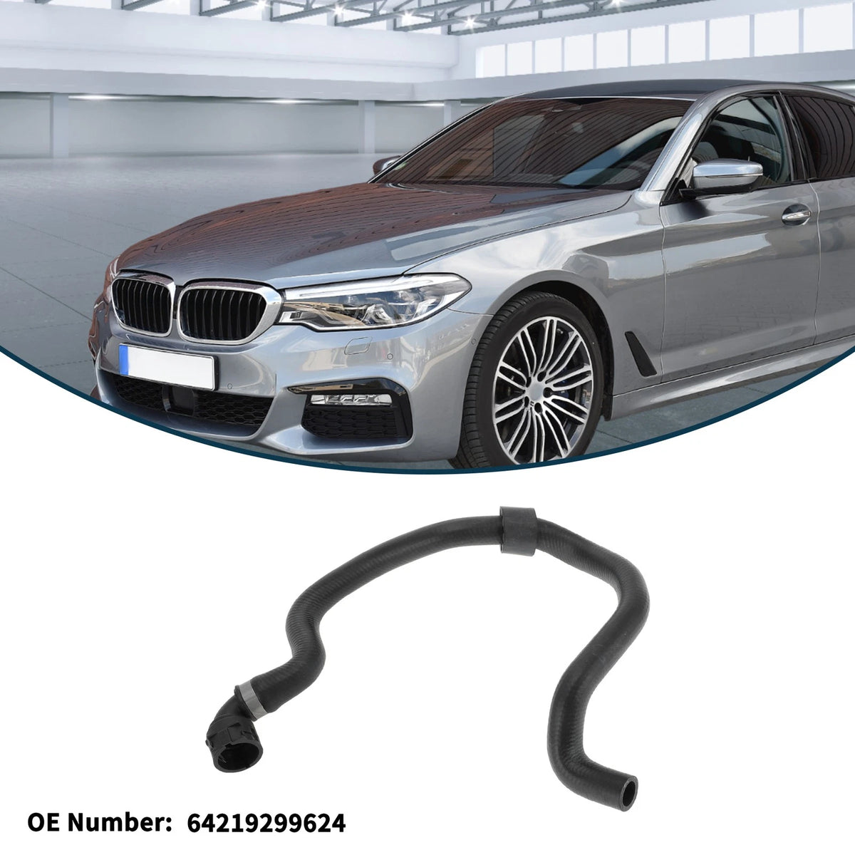 Radiator Hose for BMW 540i Base 3.0L (2017-2020) - Heating Water Pipe