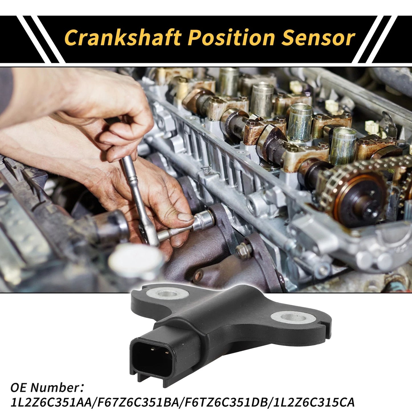 Crankshaft Position Sensor for Ford F-150 F-250 F-350 (1996-1997)