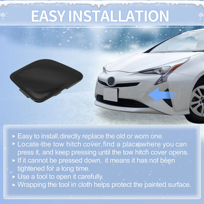 Left Front Tow Hook Cover for Toyota Yaris 2017-2019