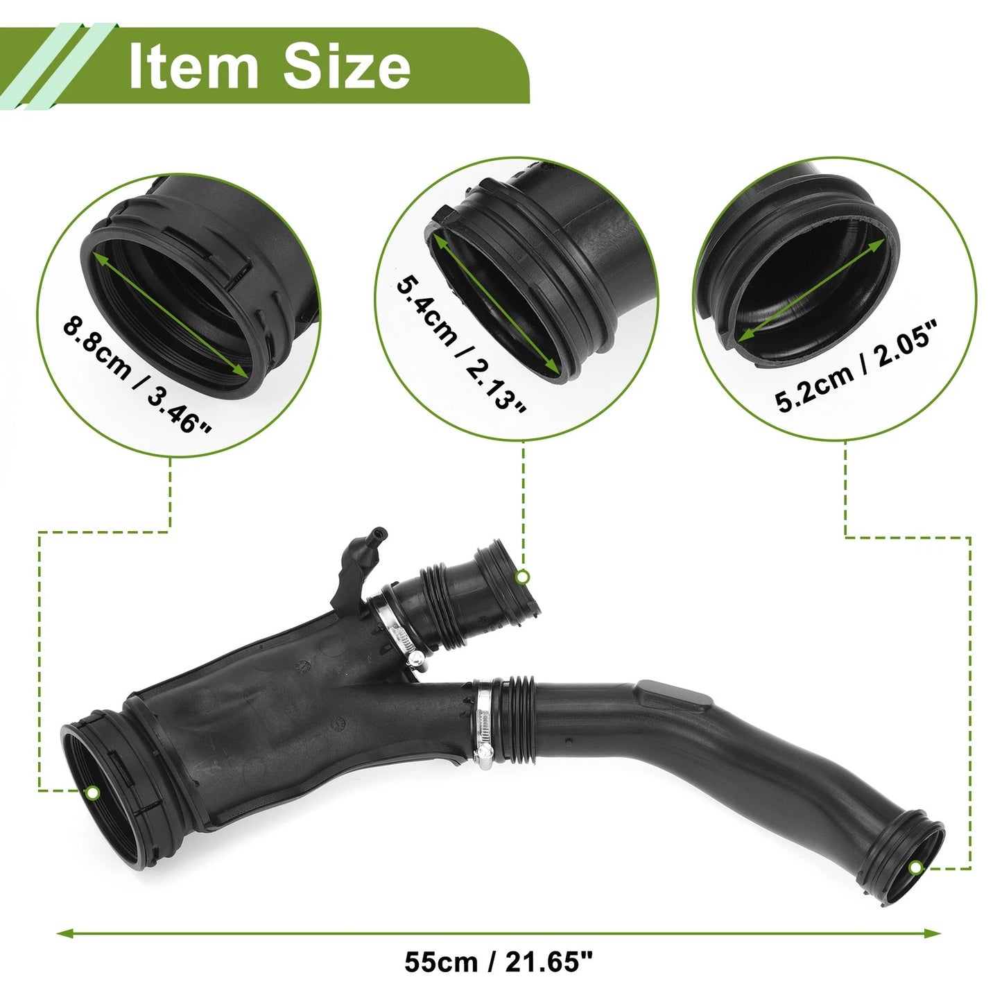 Turbo Air Hose for BMW 7 Series X6 E71 F01 F02 (2008-2015) - 1 x Piece