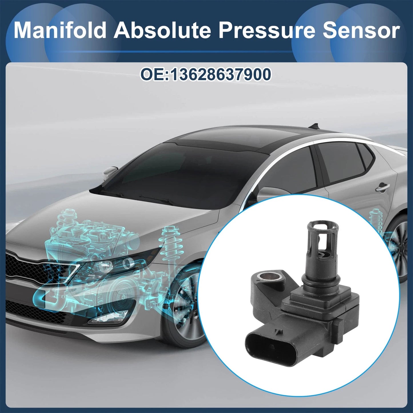 MAP Pressure Sensor for BMW 7 Series (2002-2008)
