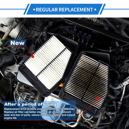 1 Pc Car Engine Air Filter for Toyota Camry 2.5L L4 (2010–2017)