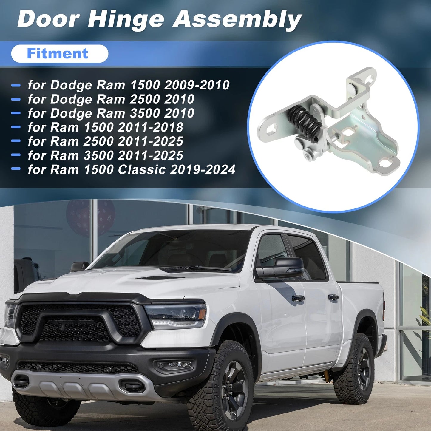 Front Right Lower Door Hinge for Dodge Ram 1500/2500/3500 (2009-2018)