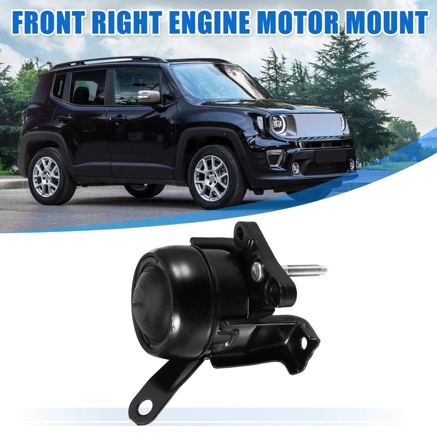 Front Right Engine Mount with Bracket for Toyota RAV4 2.4L