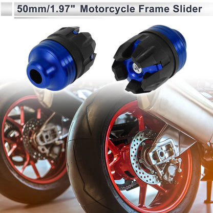 2 x Motorcycle Slider Frame 14mm Aluminum Alloy Plastic for All Models