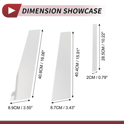 6 x Door Pillar Window Trim for Mercedes E-Class (2010-2015) Chrome Silver Tone