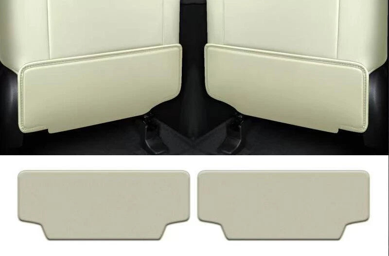 2 x Black rear seat anti kick pad trim cover for Hyundai Palisade (2020–2025)