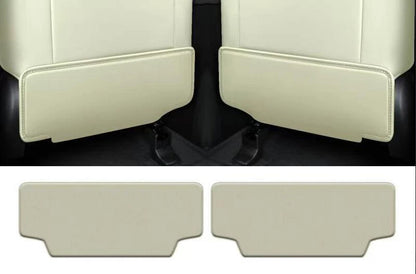 2 x Black rear seat anti kick pad trim cover for Hyundai Palisade (2020–2025)