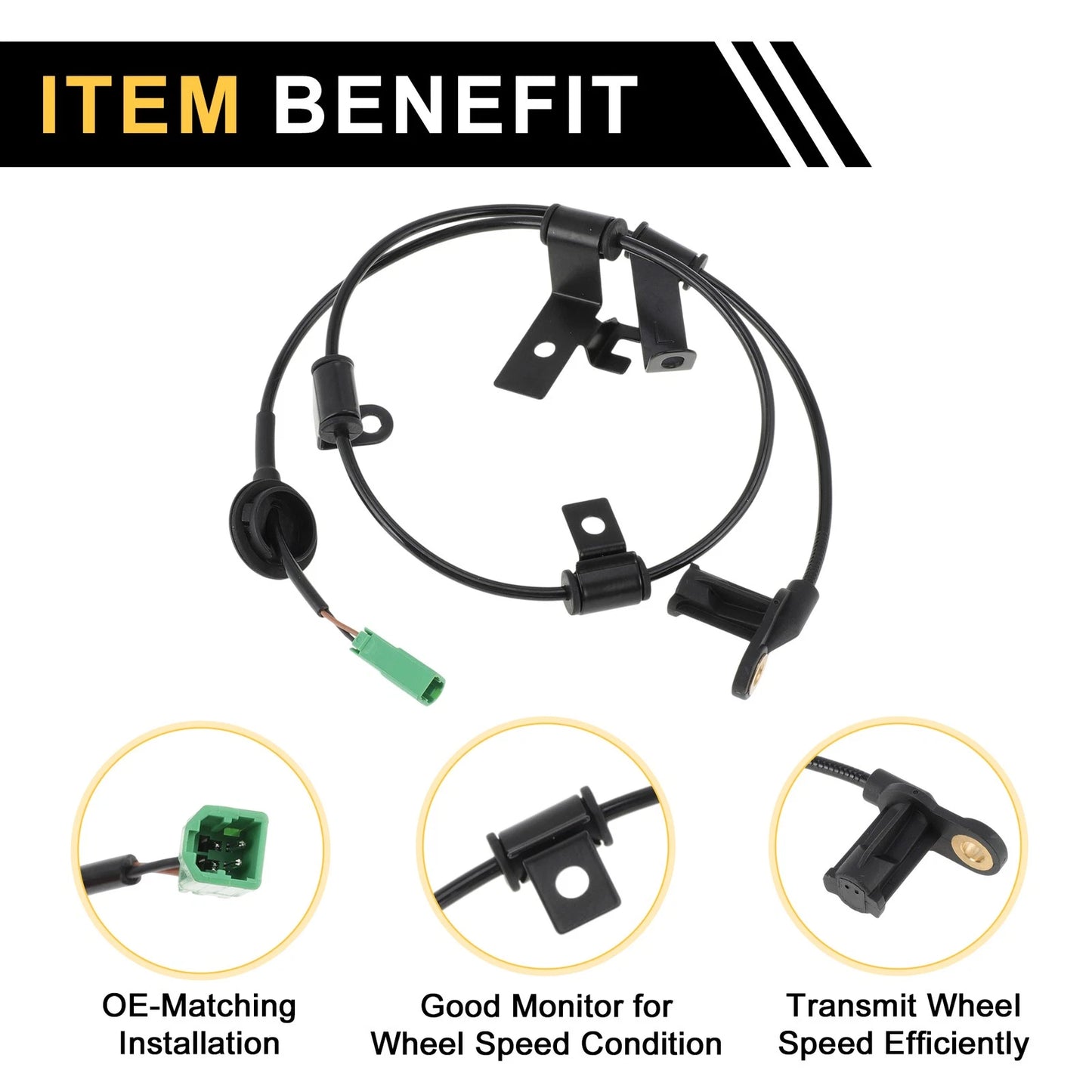 ABS Wheel Speed Sensor for Ford Escape (2005-2008) Rear Left